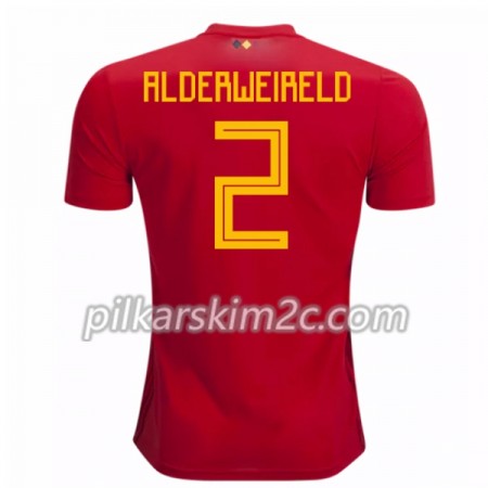 Koszulka Belgia Alderweireld 2 Główna Mistrzostwa Świata 2018 - Koszulki Piłkarskie